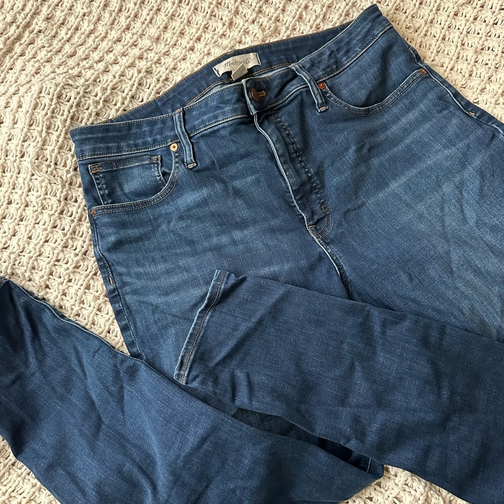 Madewell 9” Curvy High Rise Skinny Jeans Size 32